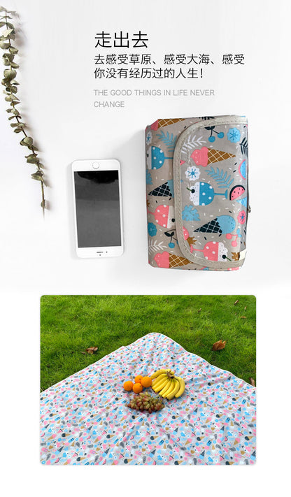 Camping Beach Picnic Blanket 2M*2M Waterproof Mat Travel Rug Outdoor Large au stocks