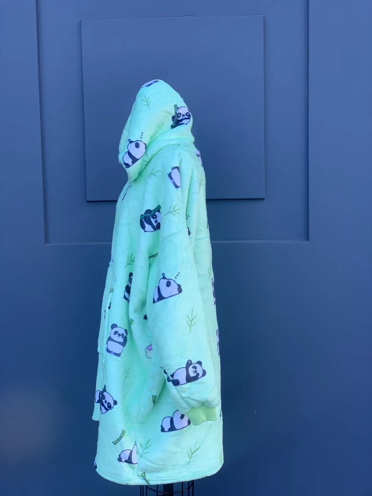 panda oversized hoodie LOVE PANDA(1 SIZE FOR MOST)