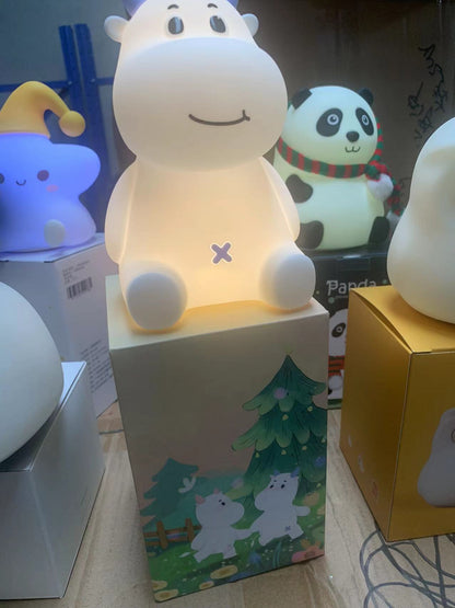 SILICONE NIHGT LIGHT, NIGHT LAMP, FEED LAMP,CUTE LAMP,ANIMAL LAMP