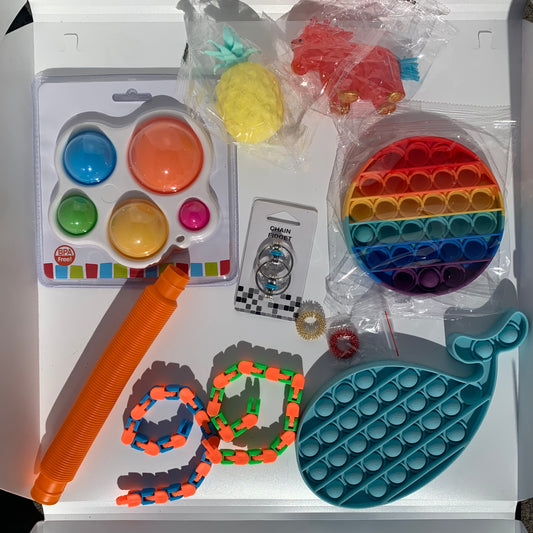 Lucky box! random fidget toy set  pop it set