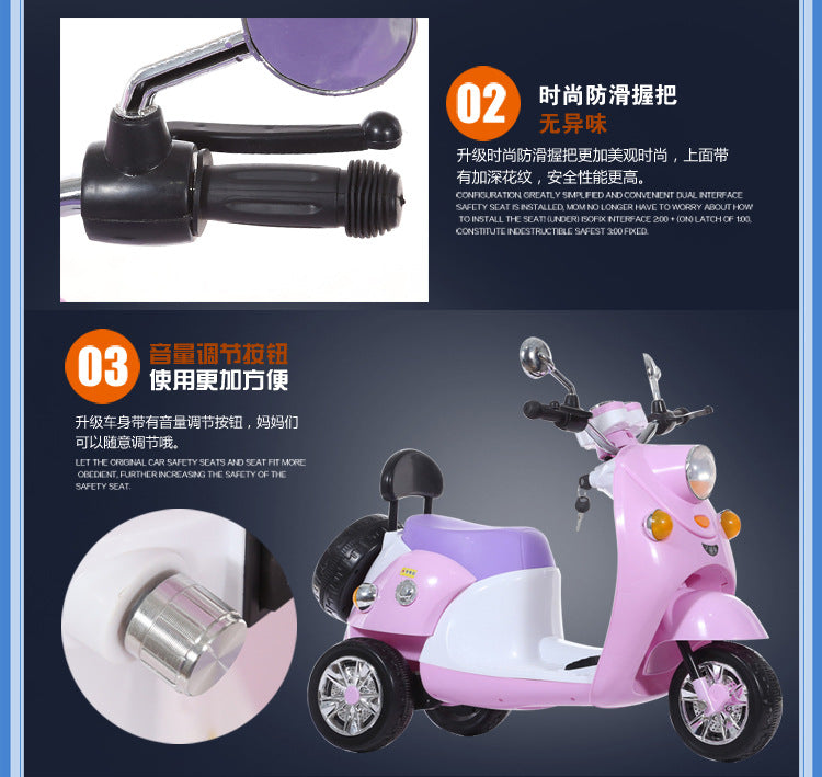 pink moto,girl moto,kids ride on moto