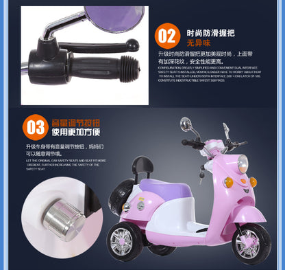 pink moto,girl moto,kids ride on moto