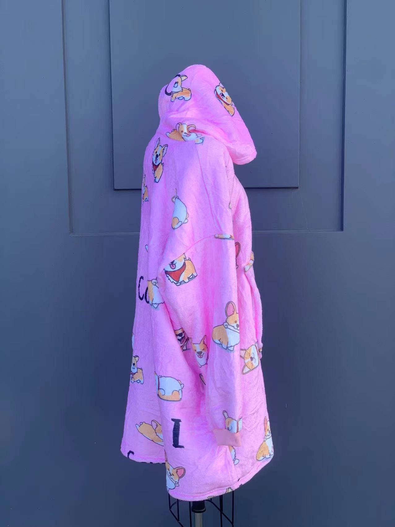 corgi oversized hoodie (1 SIZE FOR MOST)