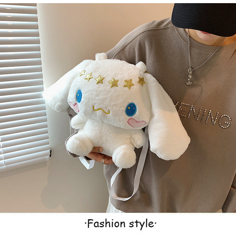 SANIRO BAG Kuromi bag Cinnamoroll Melody Cute Fluffy bag