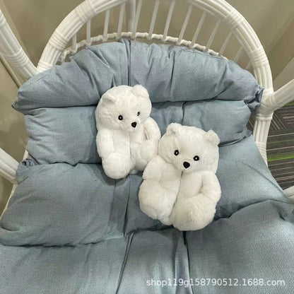 teddy bear slippers-warble teddy bear slipper