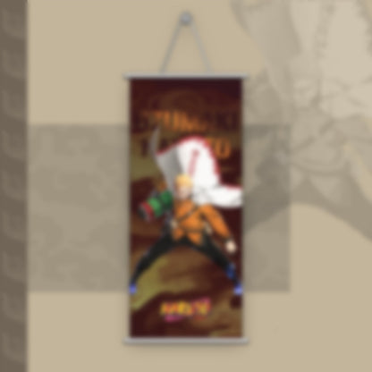 Demon Slayer Naruto Banner anime poster wall art hanging painting(medium)