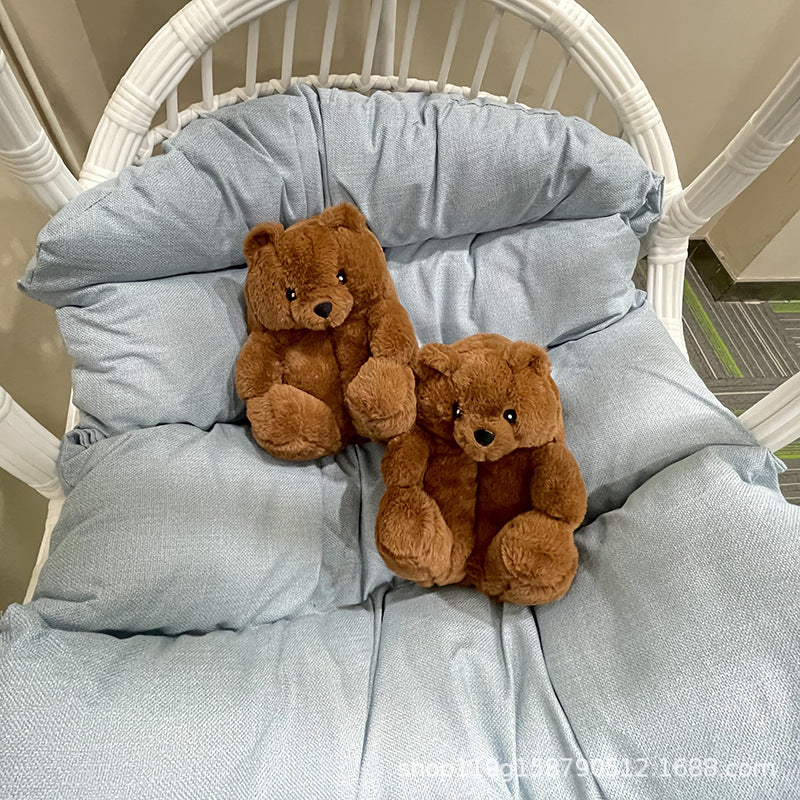 teddy bear slippers-warble teddy bear slipper