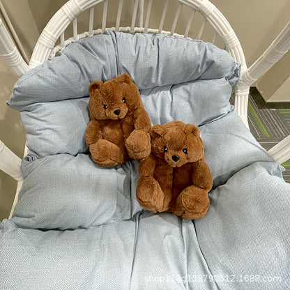 teddy bear slippers-warble teddy bear slipper