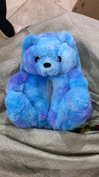 teddy bear slippers-warble teddy bear slipper