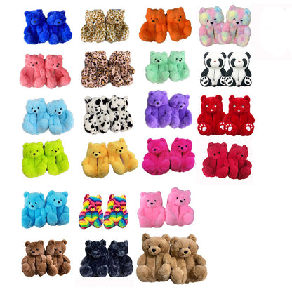 teddy bear slippers-warble teddy bear slipper