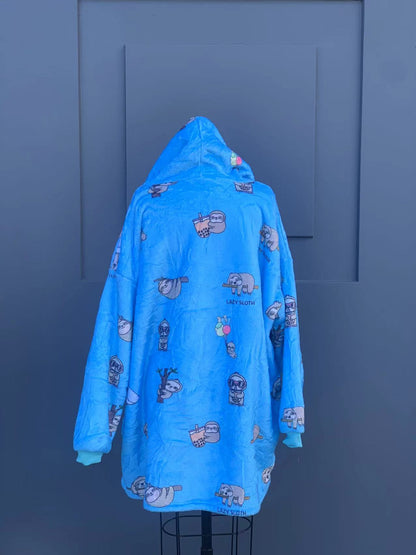 SLOTH oversized hoodie (1 SIZE FOR MOST)