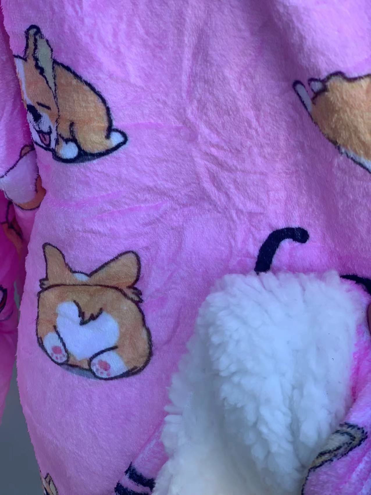 corgi oversized hoodie (1 SIZE FOR MOST)