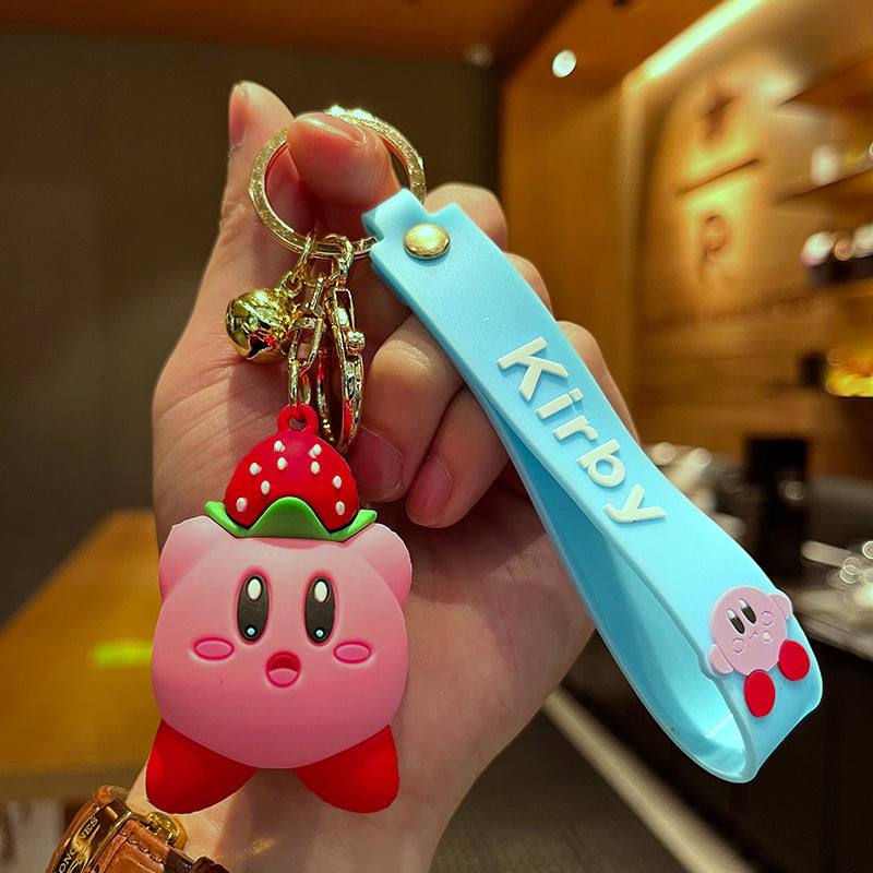 Keyring cute Kirby keychain
