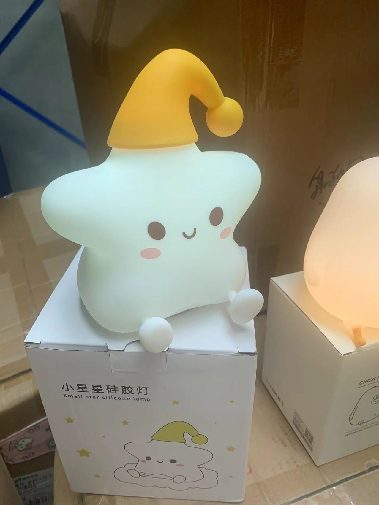SILICONE NIHGT LIGHT, NIGHT LAMP, FEED LAMP,CUTE LAMP,ANIMAL LAMP
