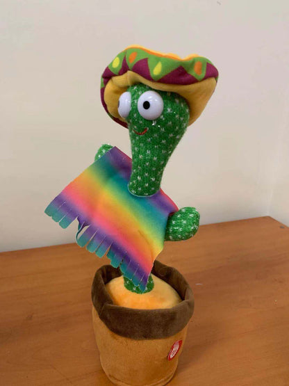 Dancing Cactus Talking And light-up Plush Toy Cute Christmas toy Doll Kids Birthday Gift