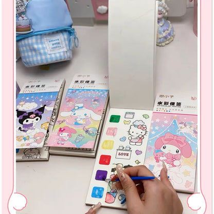 Saniro watercolor painting