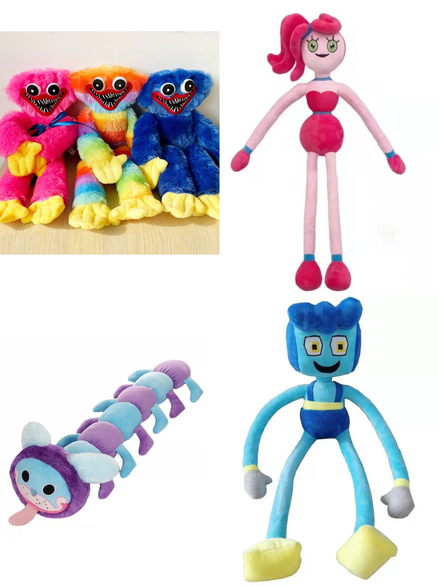 Poppy Play Time Huggy Wuggy 6 Pieces Set Plush