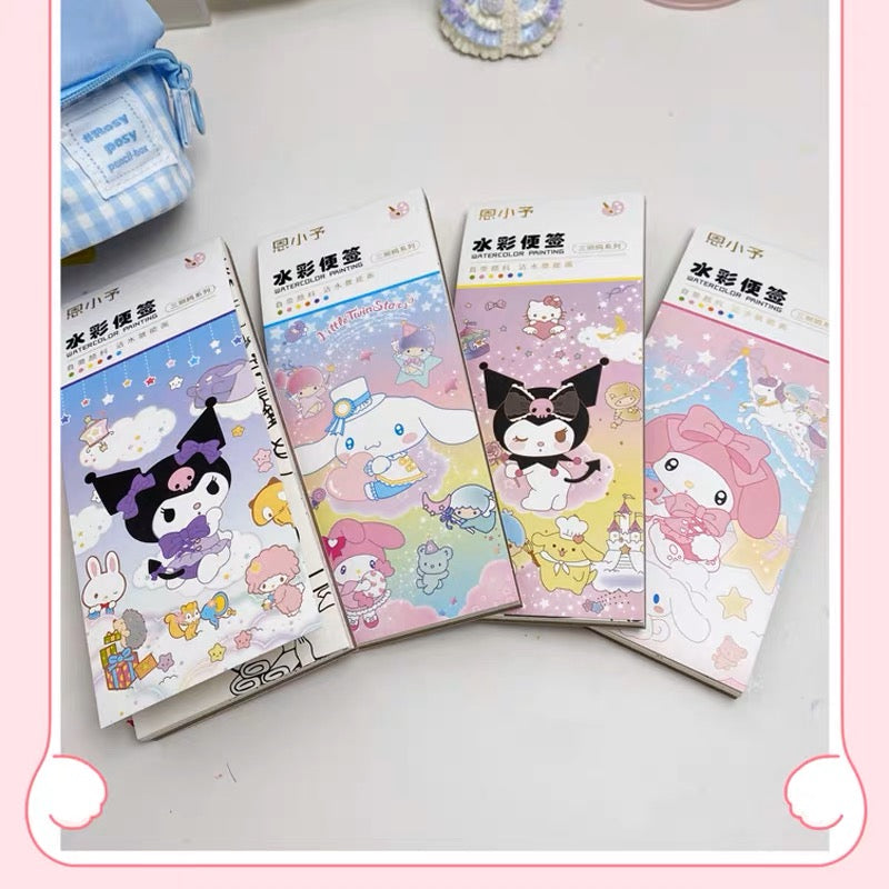 Saniro watercolor painting