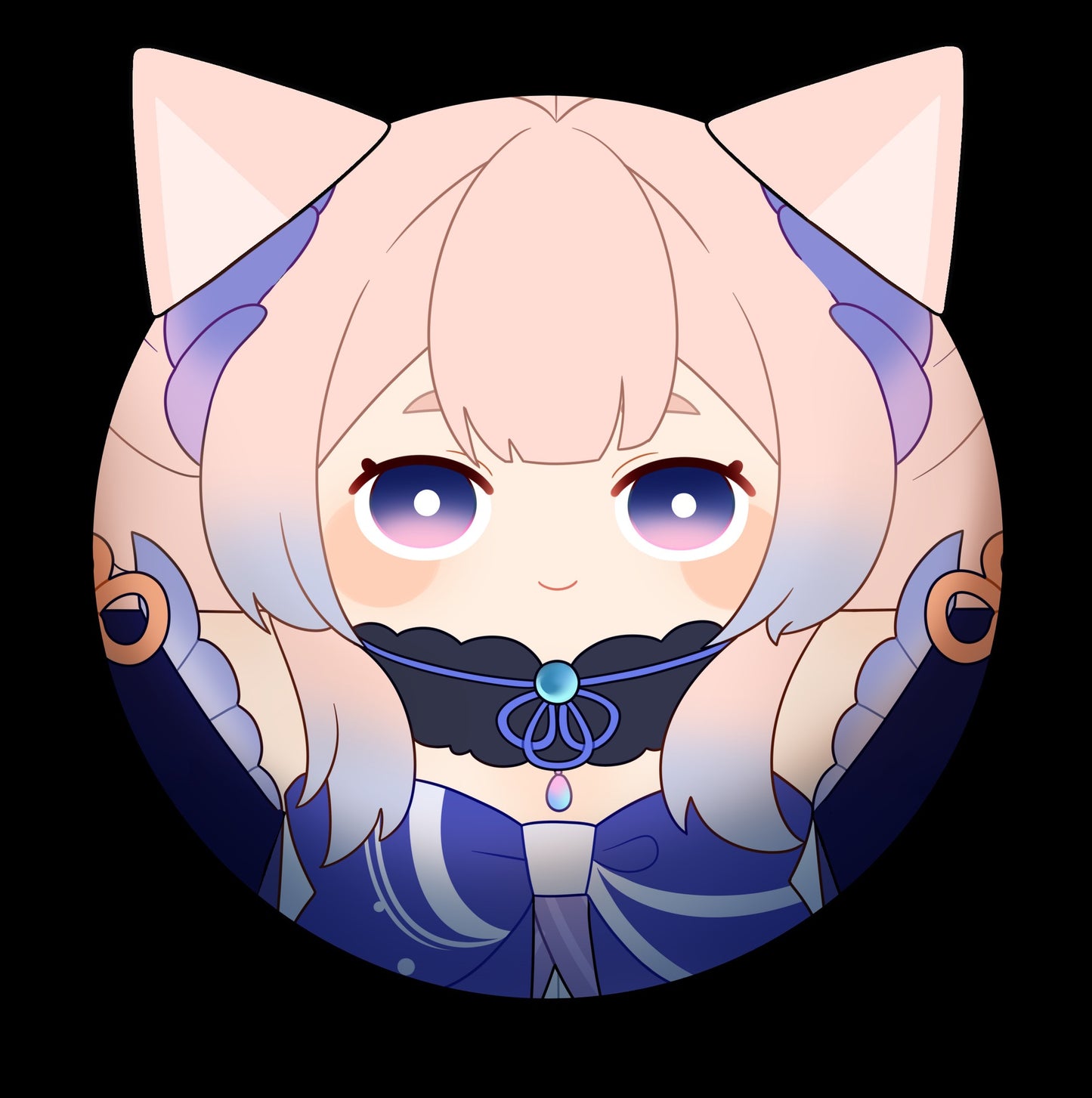 Genshin Impact Round Pillow dough pillow plush