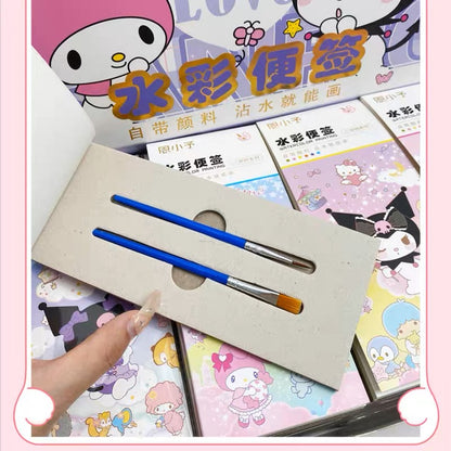 Saniro watercolor painting