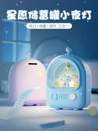 Saniro Night Light money bank