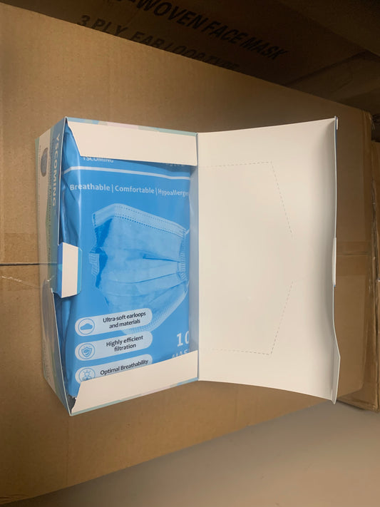 disposable masks 50pcs/pk blue